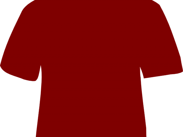 Maroon Clipart T Shirt (640x480), Png Download