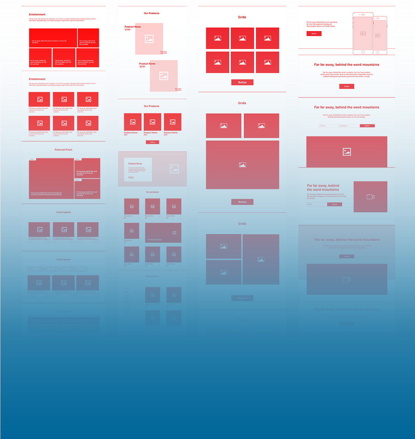 Margen Is A Wireframe Kit With Over 100 Components (1400x1592), Png Download