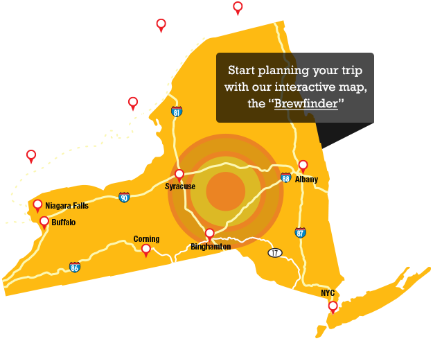 Craft Beer Map (625x492), Png Download