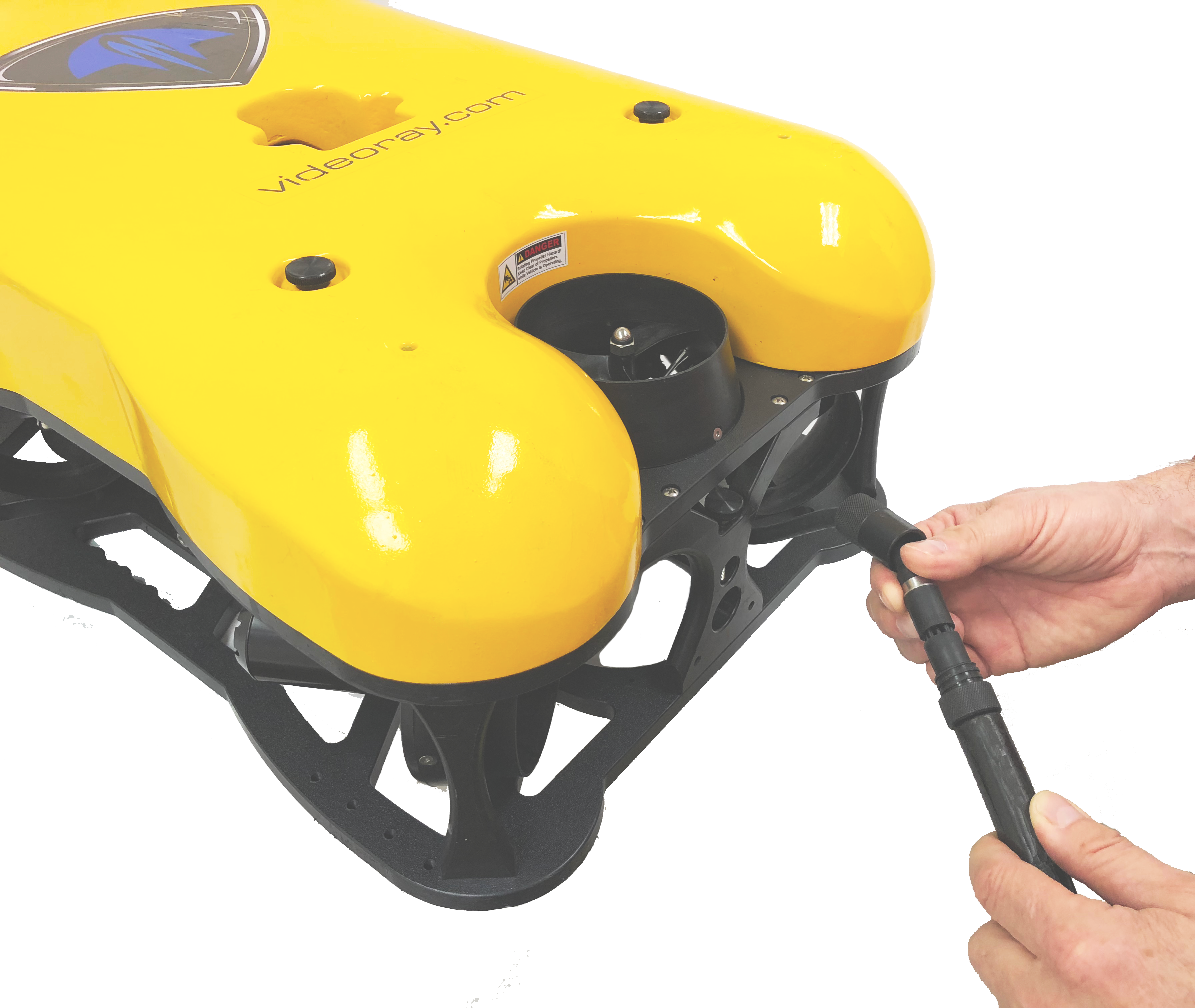 Connect The Male Rov Whip To The Female Tether And (3584x3024), Png Download