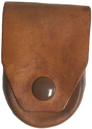 Yugoslavian Military Leather Oil Can Pouch (494x659), Png Download