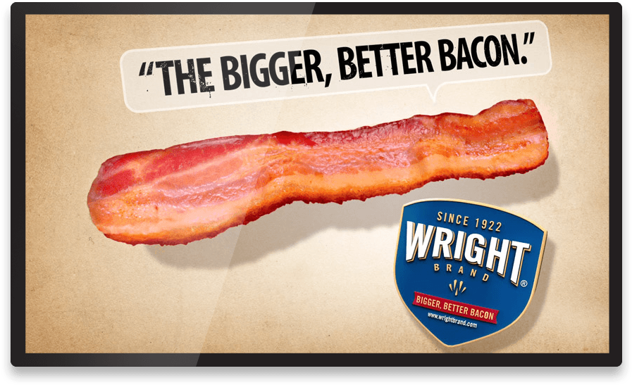 Wright Brand Bacon "mt (966x611), Png Download
