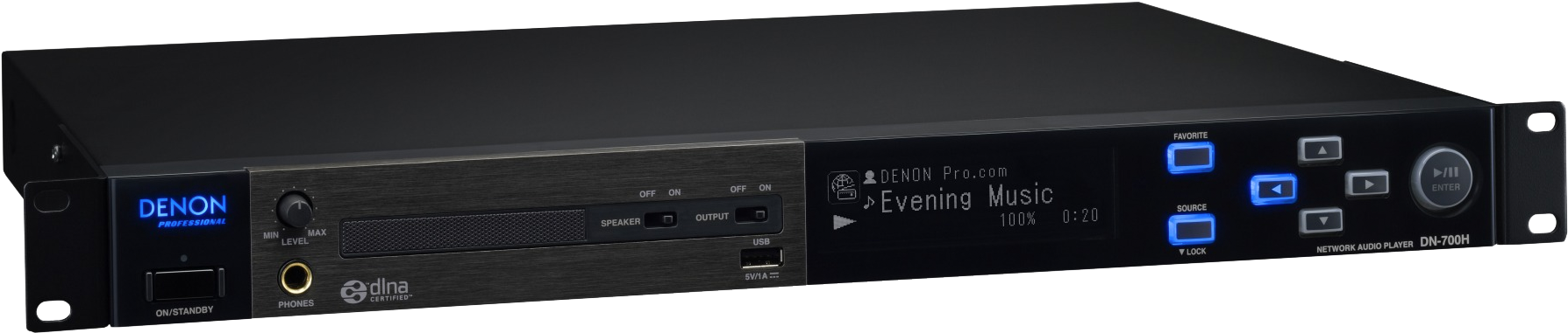Dn-700h Audio Player (1831x430), Png Download