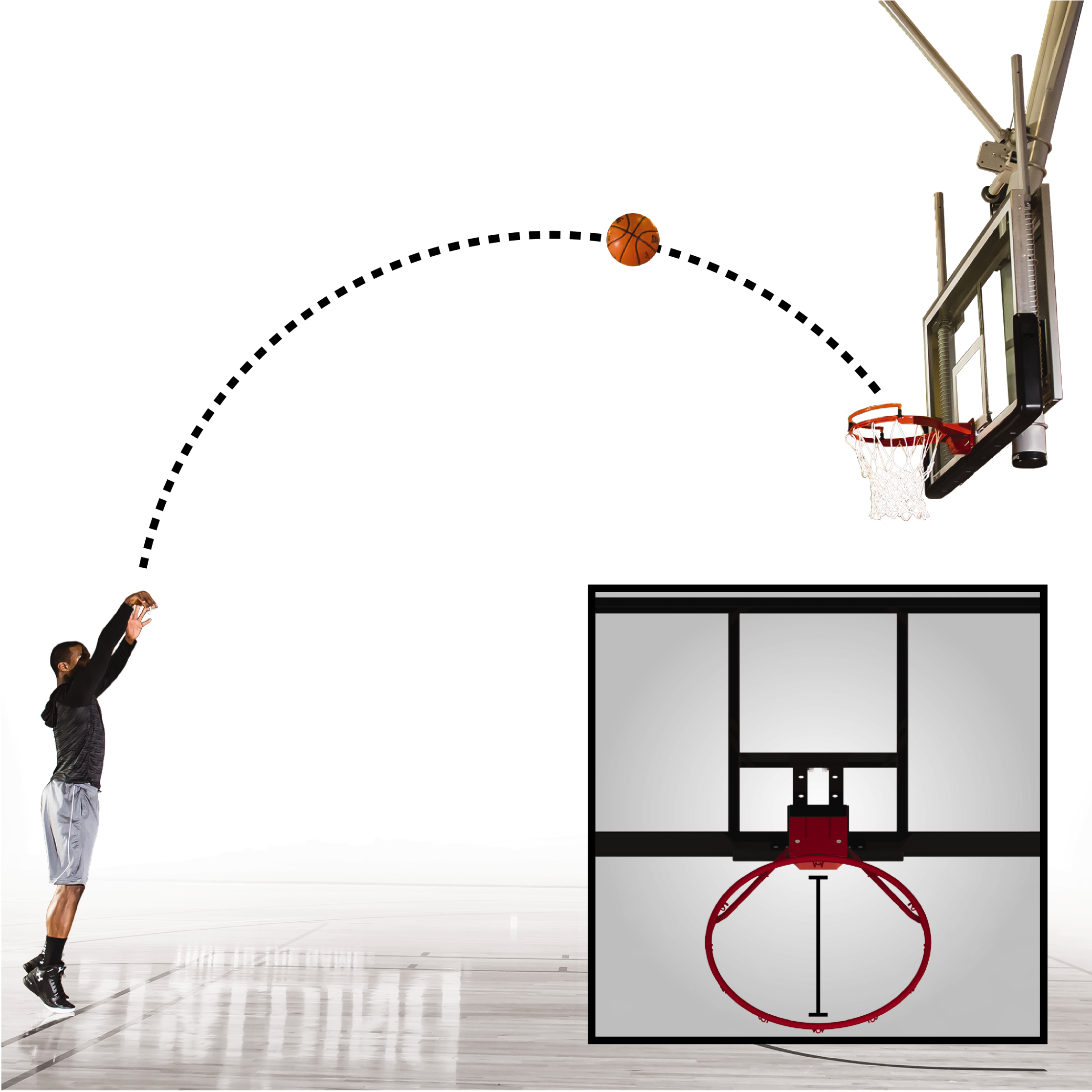 Shot Arc® Training Aid (2232x2768), Png Download