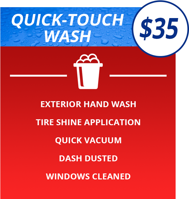 Quick Touch Wash Package (668x690), Png Download