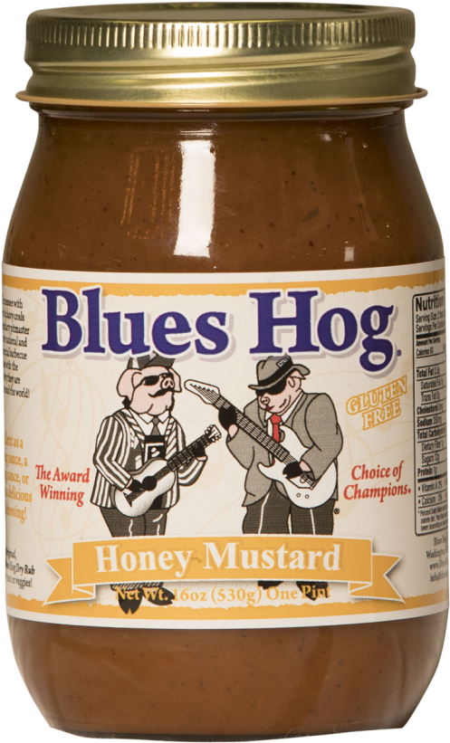 Blues Hog Honey Mustard Sauce 16oz (1024x1024), Png Download