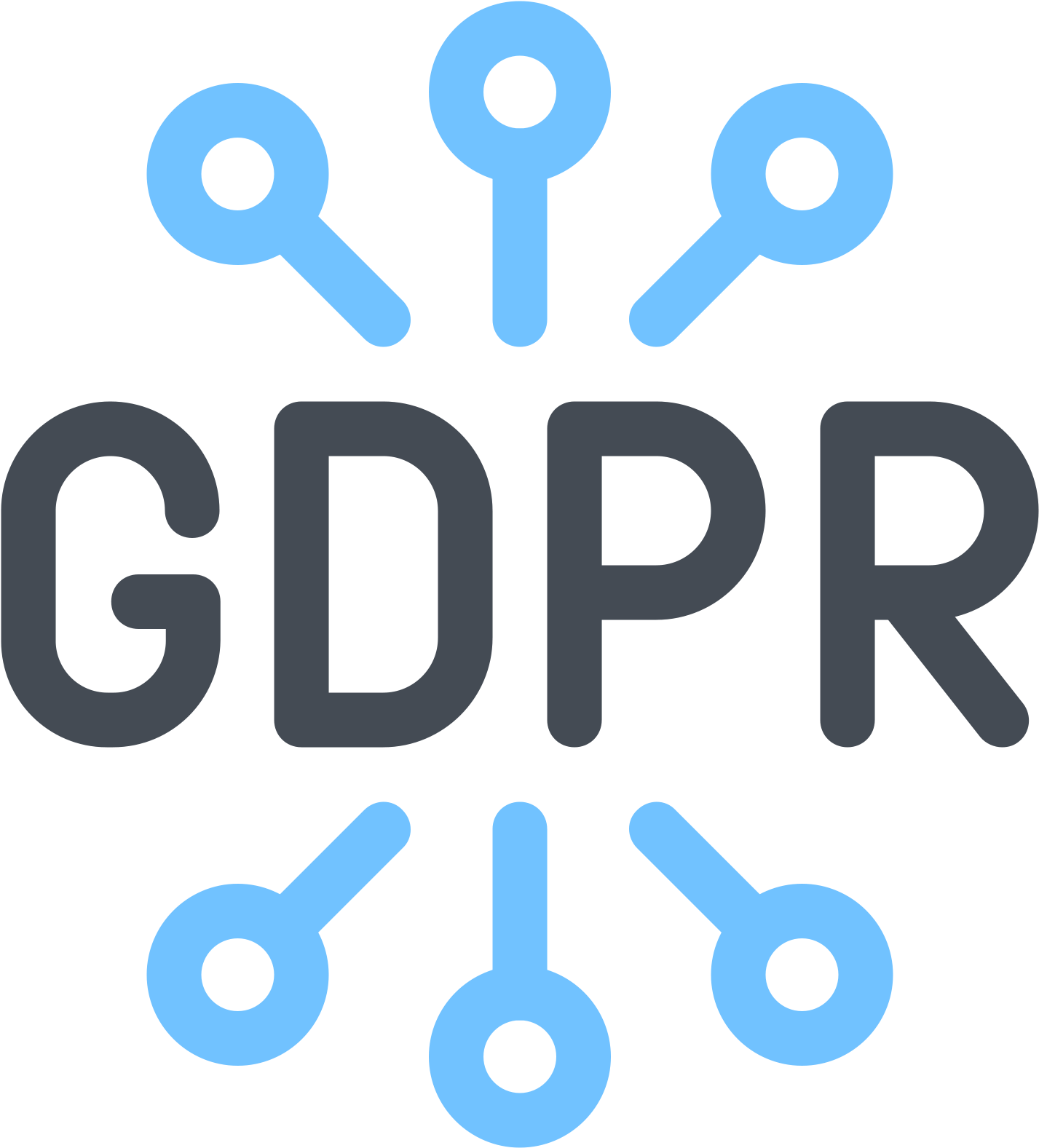 Dados Gdpr Icon (1600x1600), Png Download