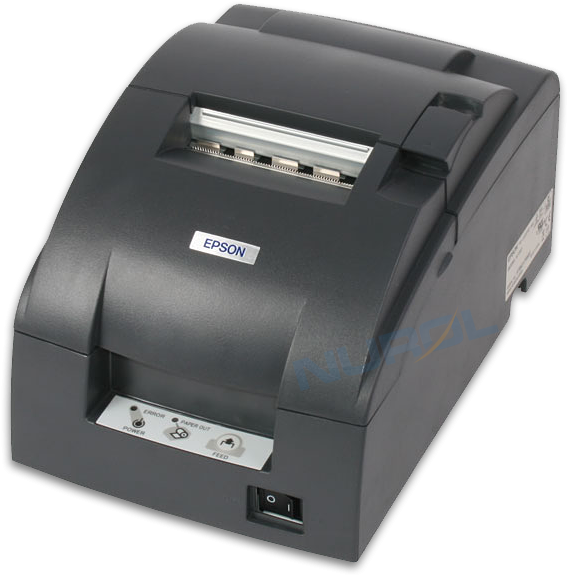 Epson Tm U220 Dark Grey Right View 2 (600x600), Png Download