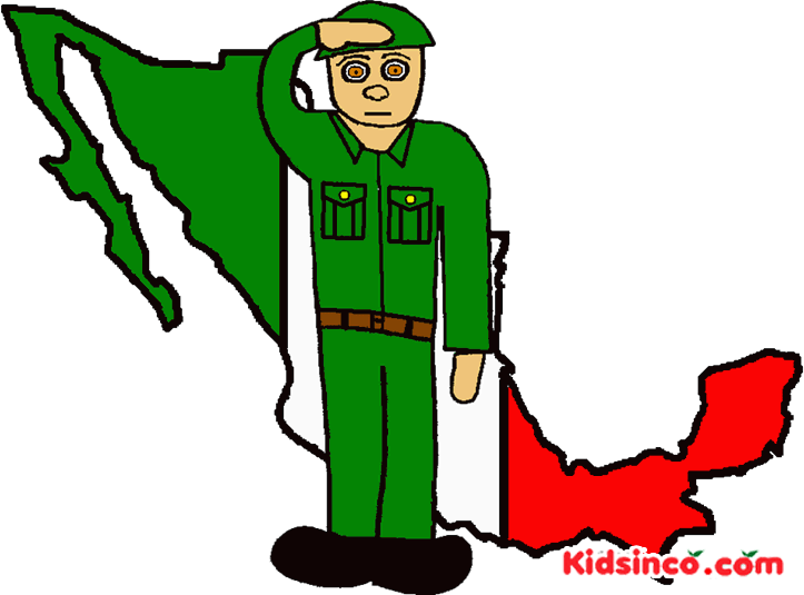 Soldado Del Ejercito Mexicano (723x535), Png Download
