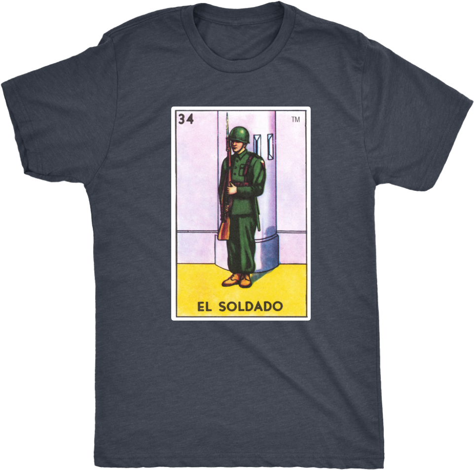 El Soldado Mens T-shirt (1024x1024), Png Download