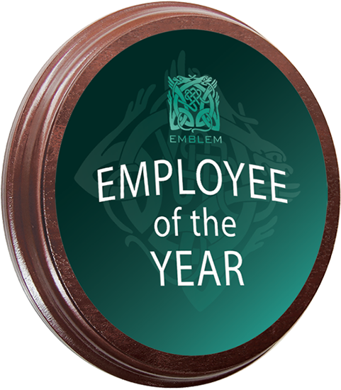 Round & Shield Shaped Plaques (800x600), Png Download