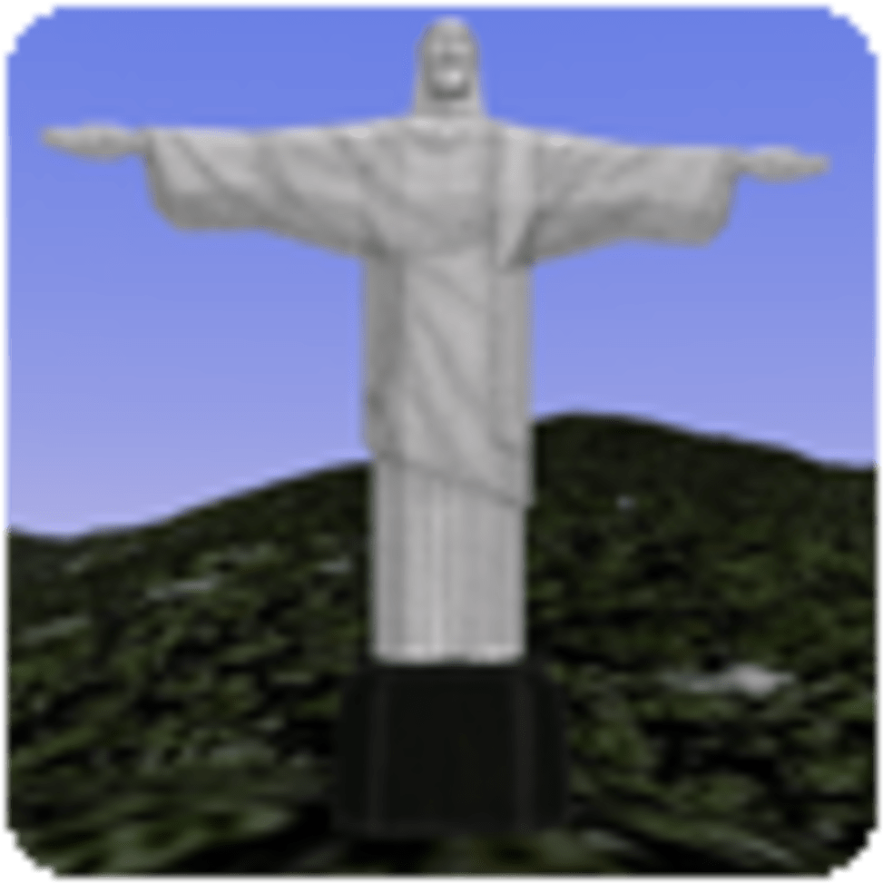 Cristo Redentor Ibge (1020x1020), Png Download