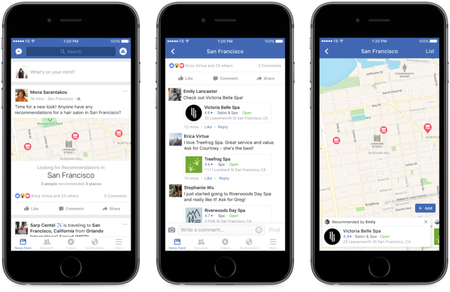 Facebook-recommendations (1024x735), Png Download