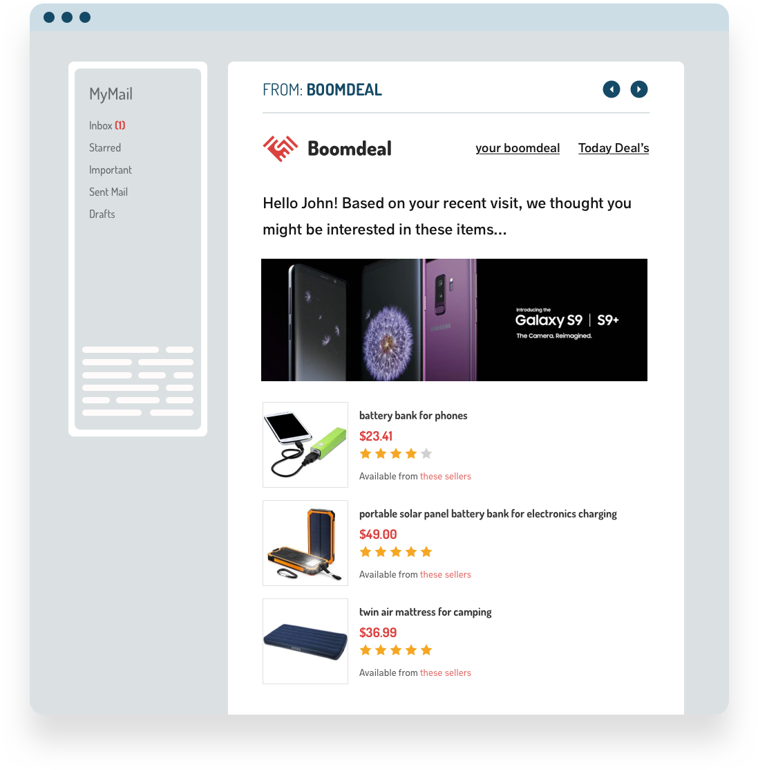 Remarketing Email Recommendations (1440x1417), Png Download