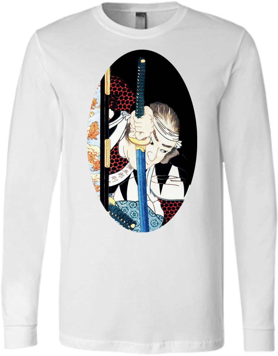 Sneaking Samurai Long Sleeve (1155x1155), Png Download