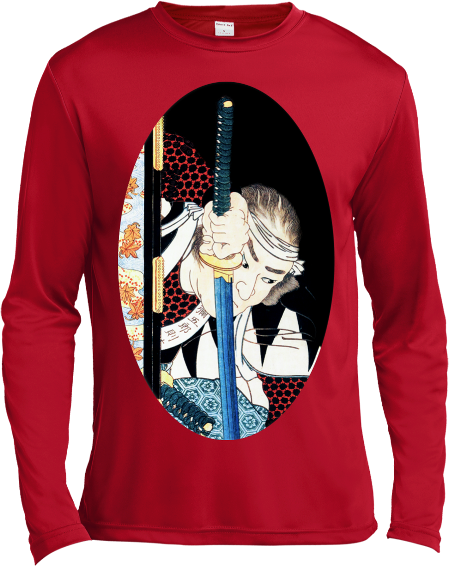 Sneaking Samurai Long Sleeve Moisture Wicking (1155x1155), Png Download