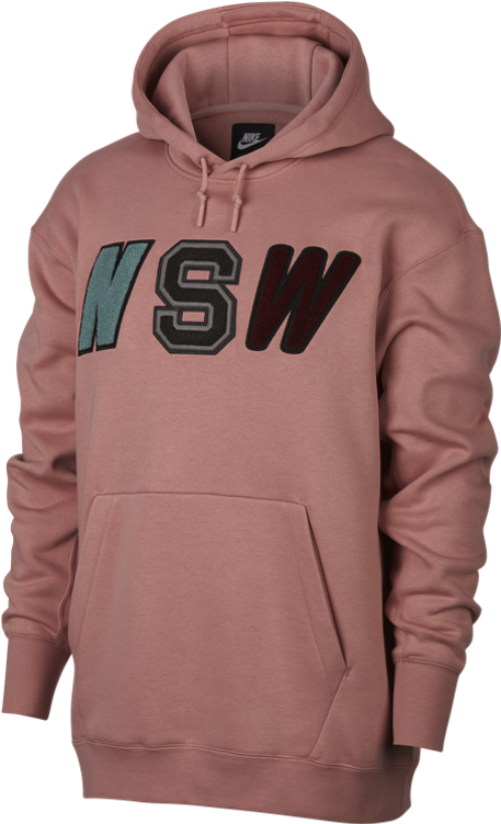 Nike Sportswear P/o Hoody 'rust Pink' (750x750), Png Download