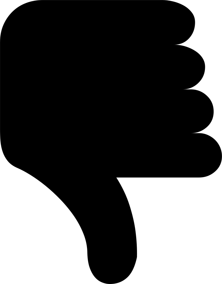Thumb Down Comments (768x980), Png Download