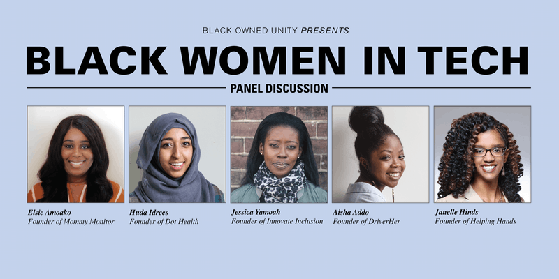 Black Women In Tech (800x400), Png Download