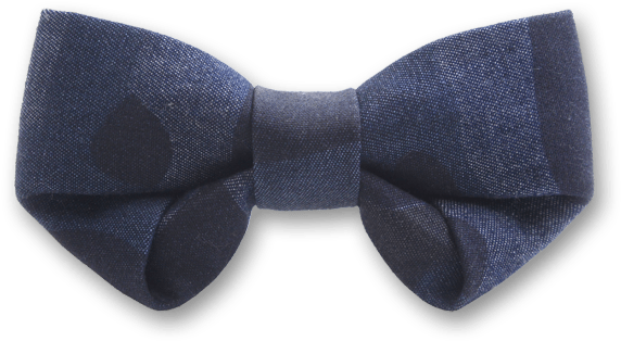 Folding In Blue Bow Tie (800x800), Png Download