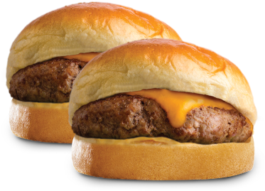 Hamburguesa Mini Con Queso (614x614), Png Download