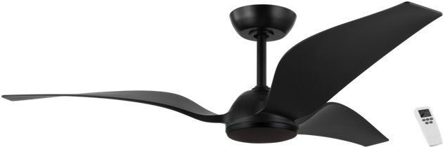 Seagull 56″ Dc Abs Ceiling Fan With Remote Control (753x753), Png Download