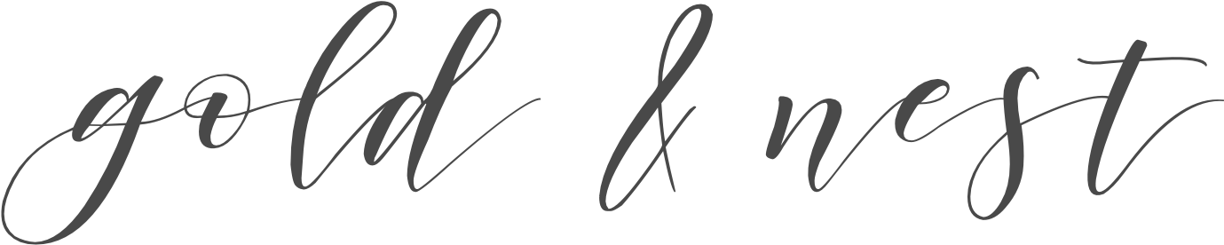 Gold & Nest (1467x436), Png Download