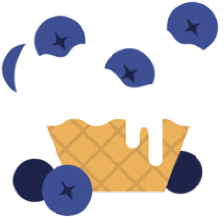 Blueberry Muffin Clipart Blue Muffin (640x480), Png Download