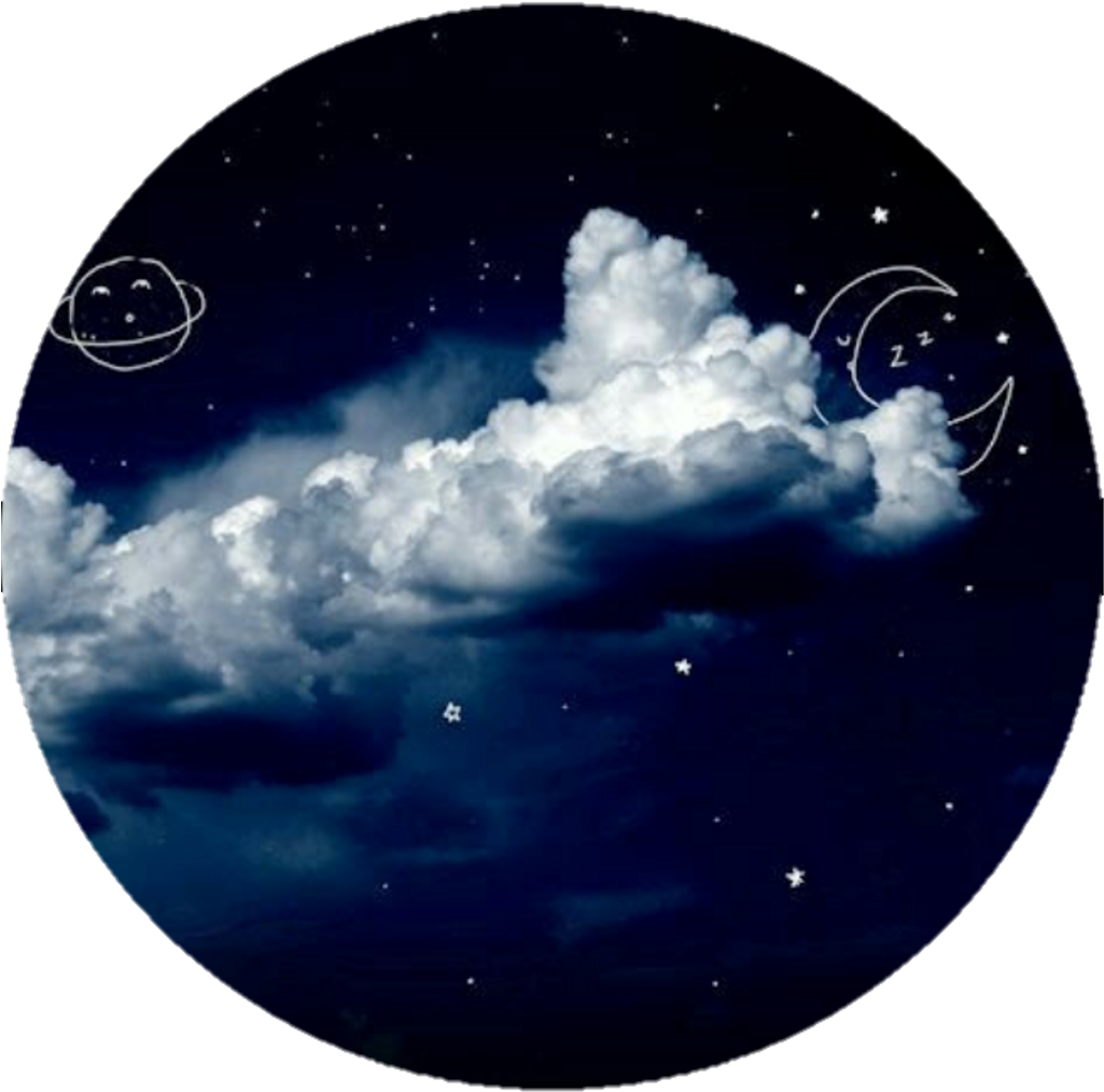 Dark Blue And Moonlight (1024x1024), Png Download