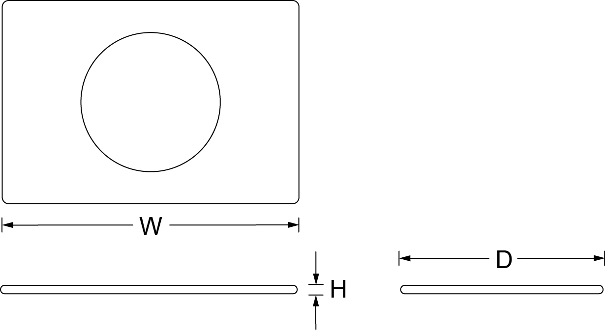 Vanity Drawing Countertop Detail (1230x672), Png Download