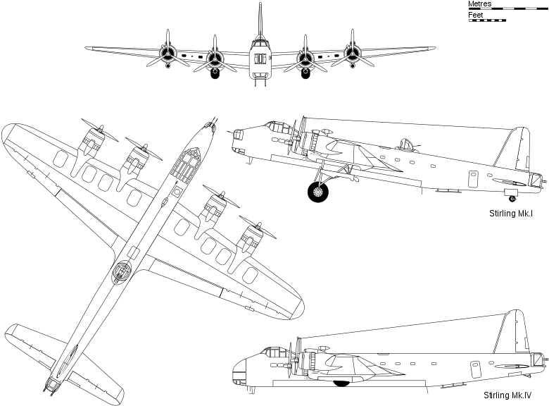 Svg Bombardier Aerospace, Stirling, Airplane, Cutaway, (800x600), Png Download