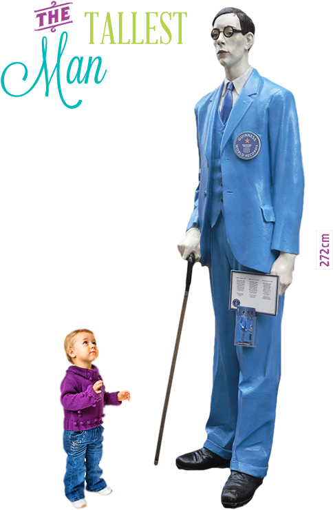 Copenhagen Guinness World Records The Tallest Man (500x750), Png Download
