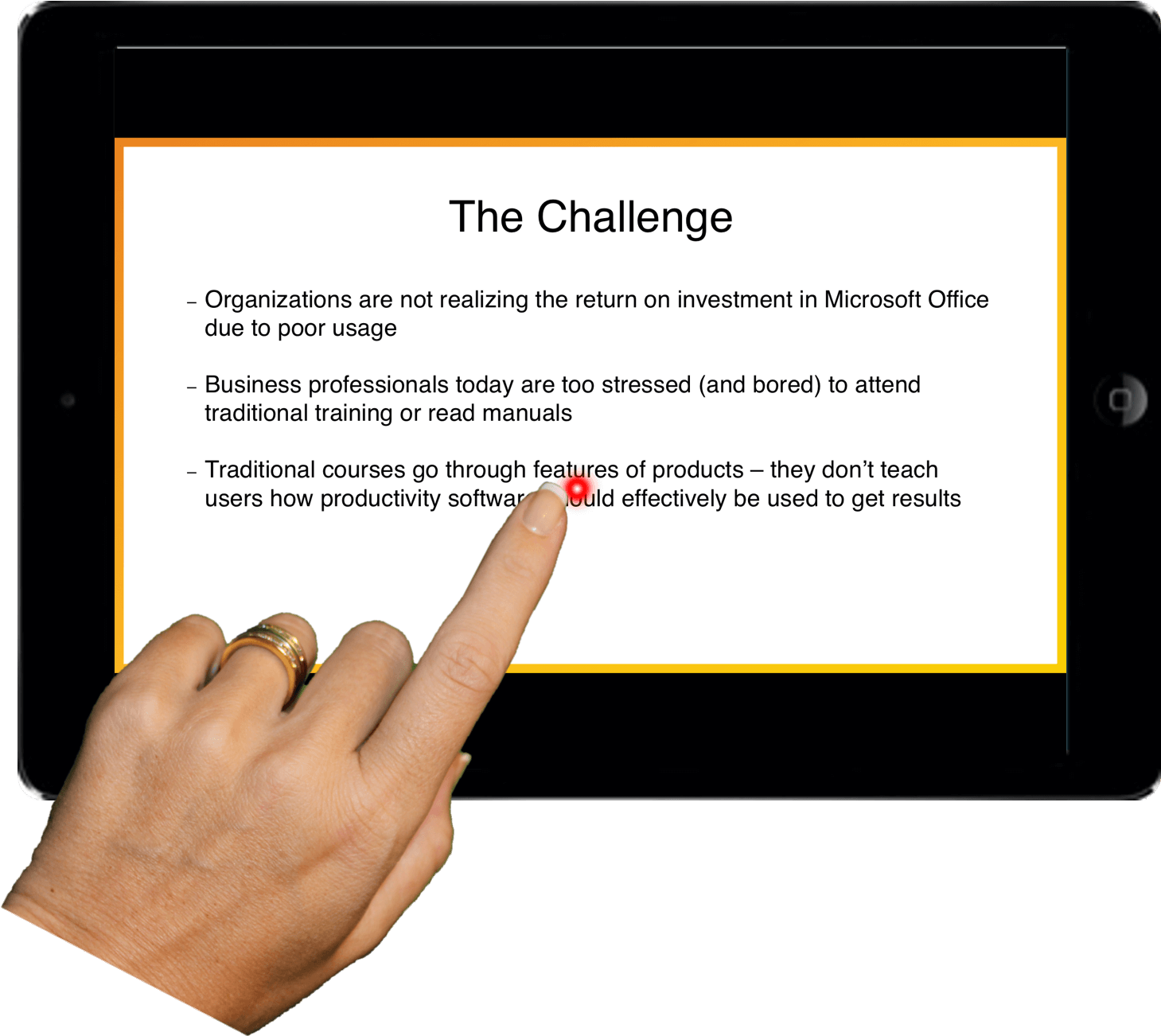 Laser Pointer Using Powerpoint For Ipad (1872x1579), Png Download