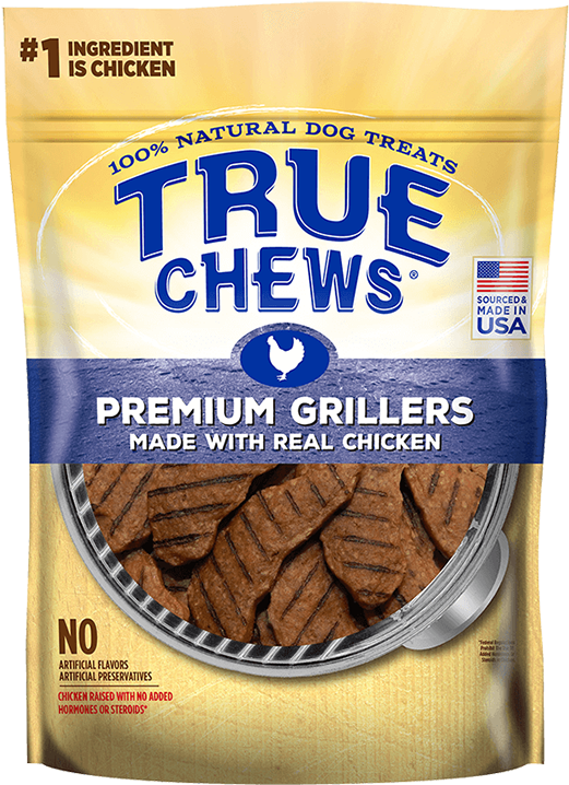 True Chews Premium Grillers With Real Chicken Dog Treats (600x729), Png Download