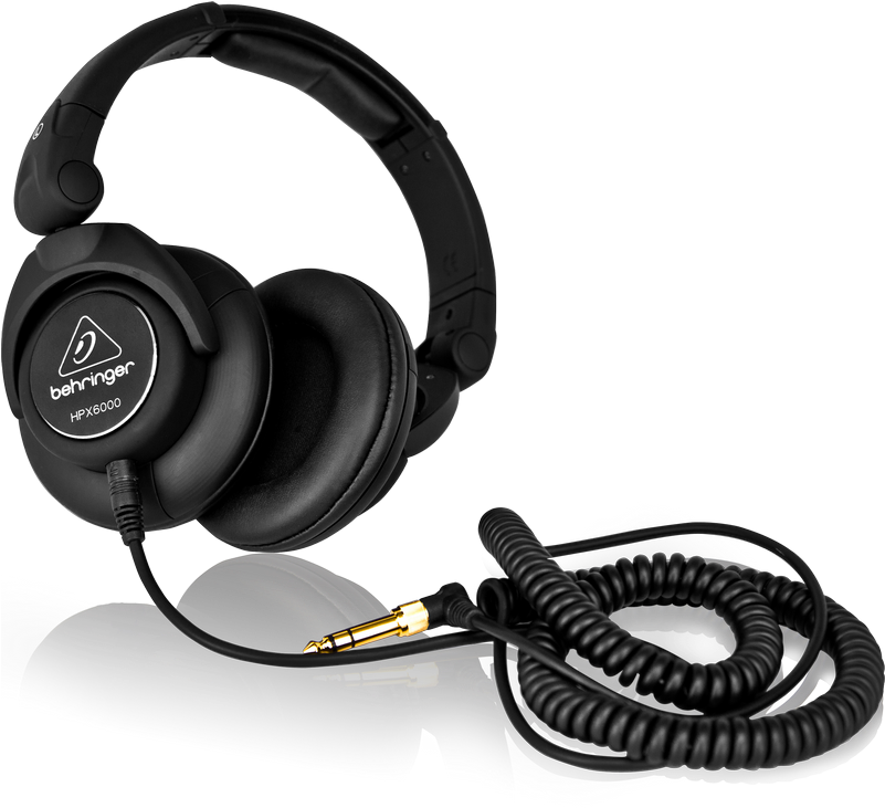 Behringer Hpx6000 Dj Headphones (800x744), Png Download