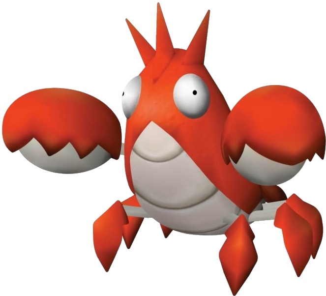 341corphish Pokemon Colosseum (670x604), Png Download