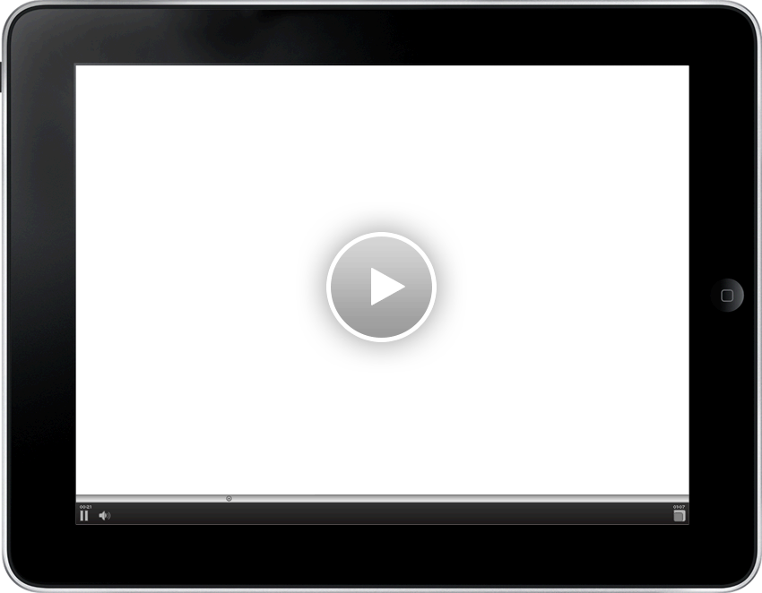 Video Poster Ipad Video Preview (850x662), Png Download
