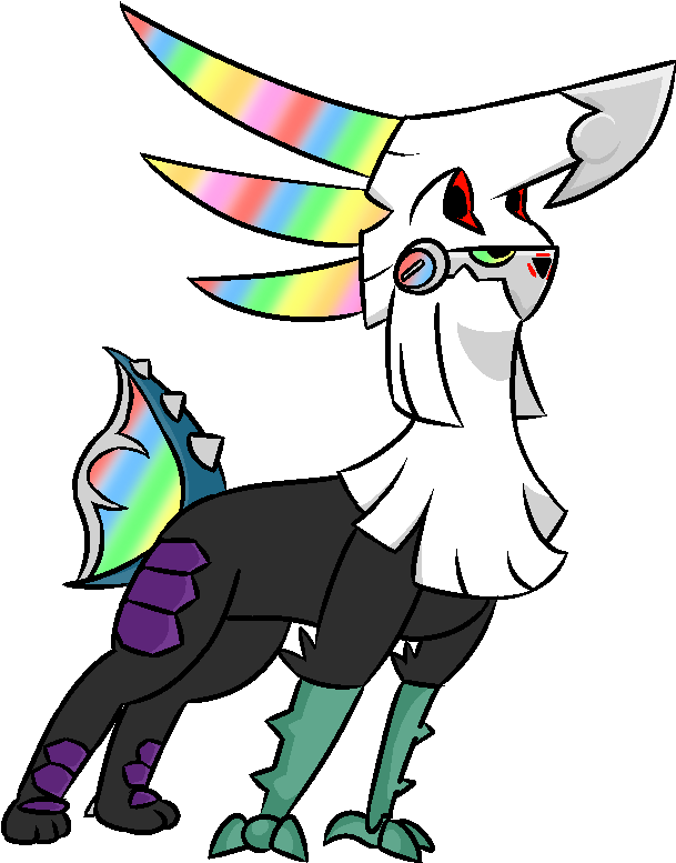 Silvally-rainbow (1000x1000), Png Download
