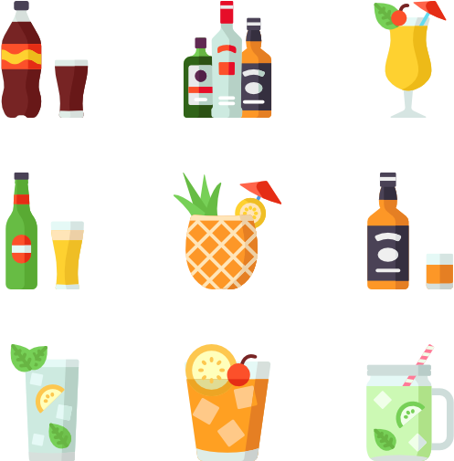 Cocktails (600x564), Png Download