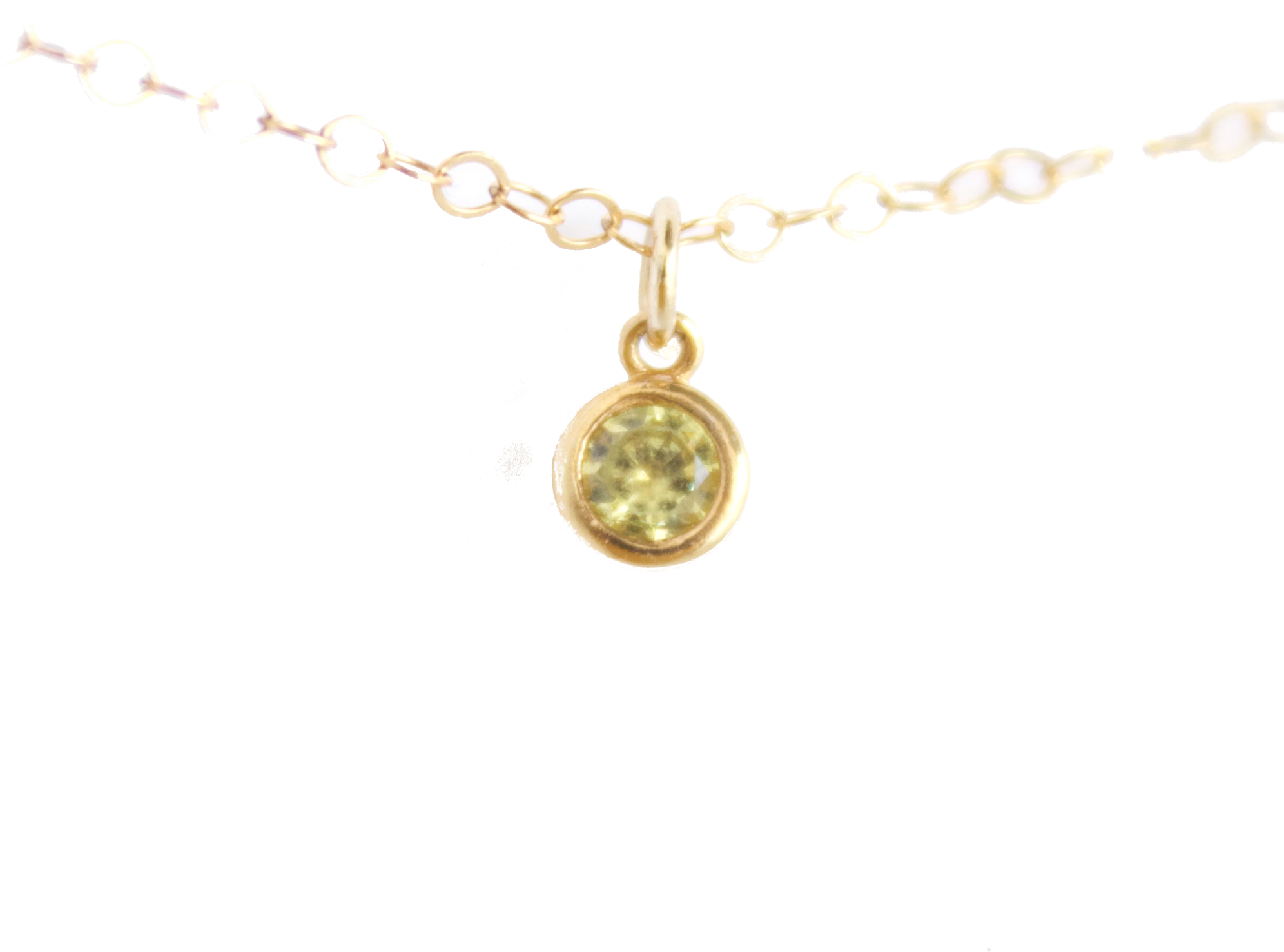 Tiny Birthstone Necklace (2000x2000), Png Download