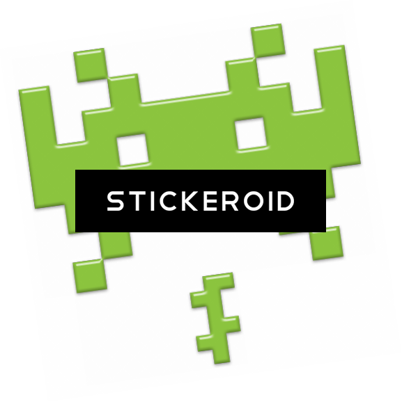 Space Invaders Gaming (577x578), Png Download