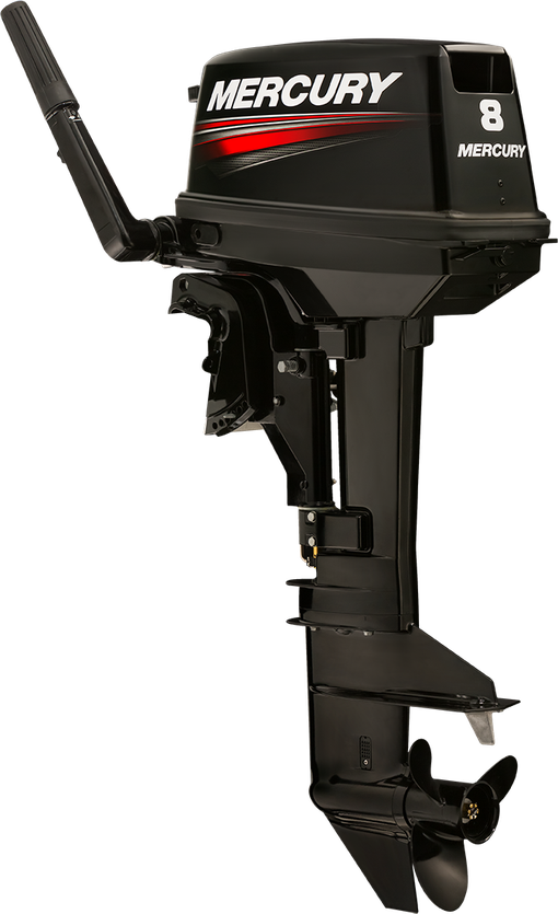 8hp Twostroke 3qtr Port Aft Q85 Autocrop Crop Scale (510x835), Png Download