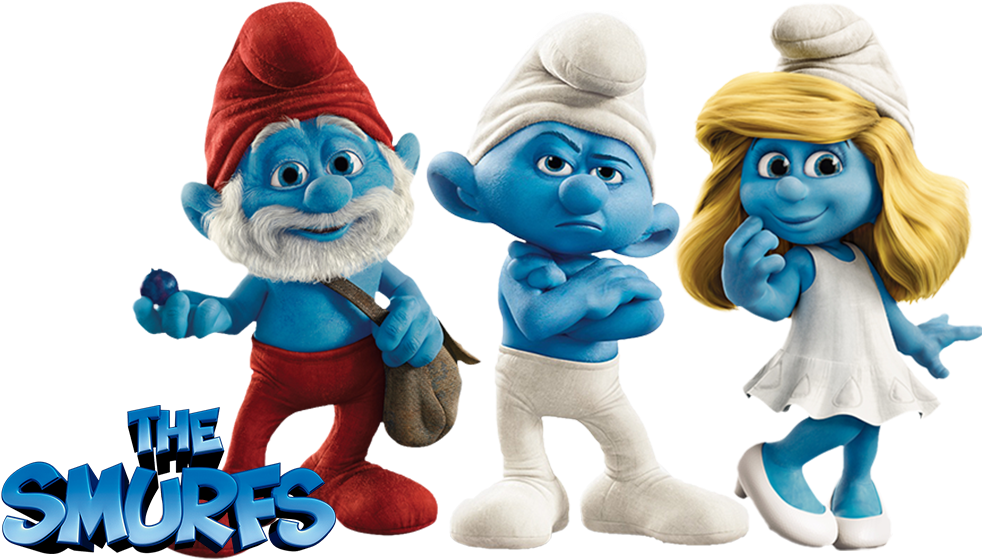 The Smurfs Image (1000x562), Png Download