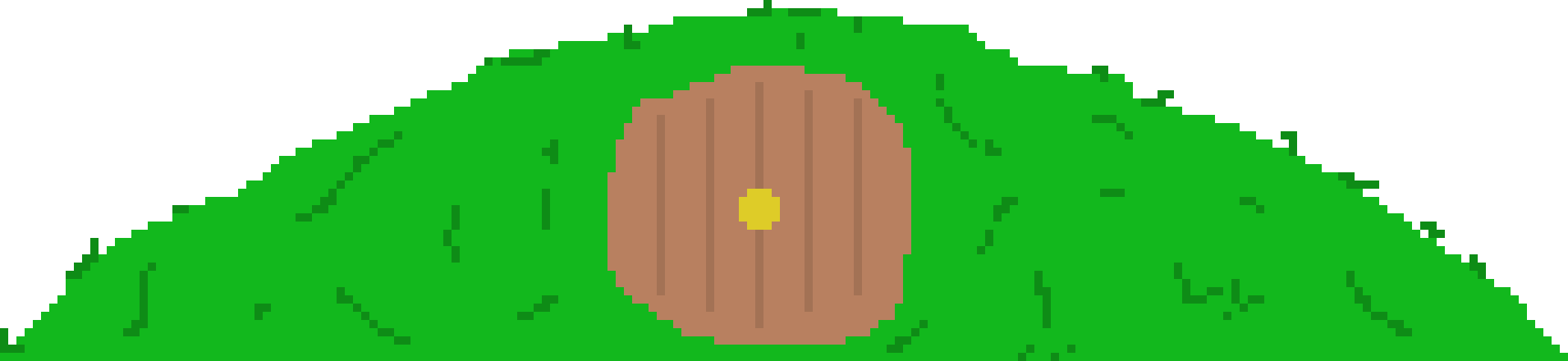 Hobbit Hole (1910x440), Png Download