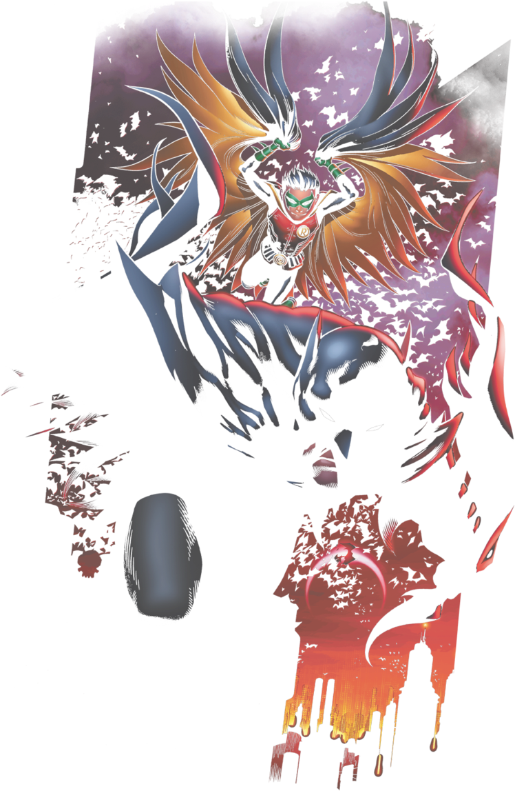Batman Batman & Robin (800x1164), Png Download