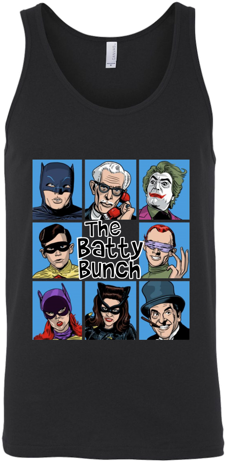 The Batty Bunch Batman Robin Alfred Joker Riddler Penguin (1024x1024), Png Download