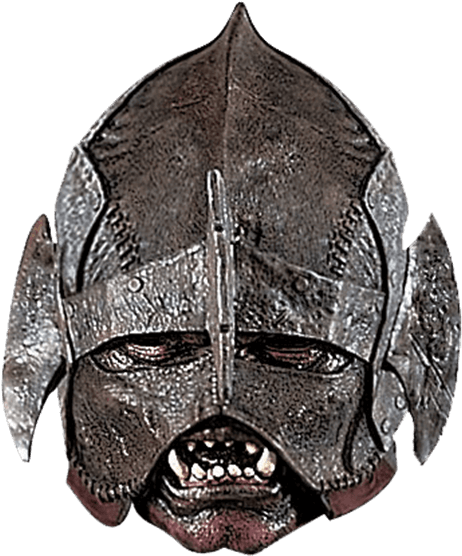 Lotr Deluxe Uruk-hai Mask (555x555), Png Download