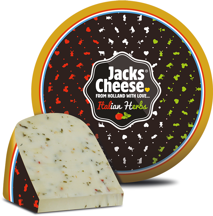 180053 Jacks Cheese Productfoto Italian Herbs Copy (900x829), Png Download