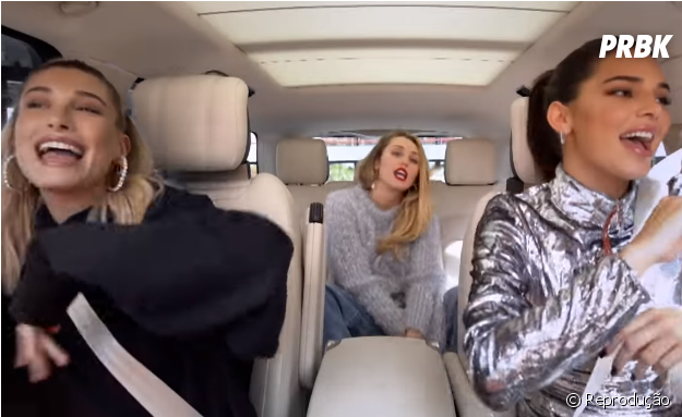 Hailey Baldwin E Kendall Jenner Participam Do "carpool (624x600), Png Download