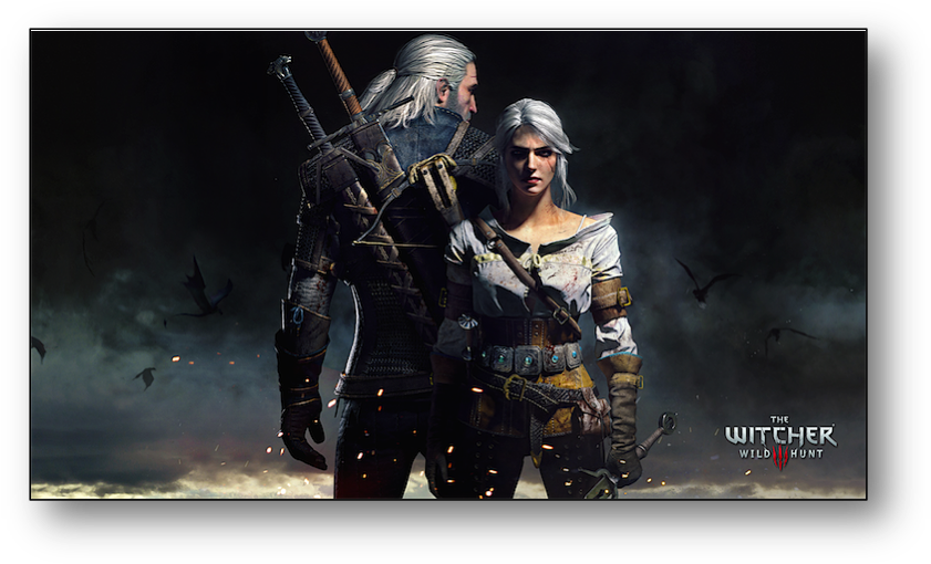 The Witcher (854x524), Png Download